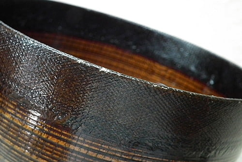 お椀天渕すり切れ塗り替修復前